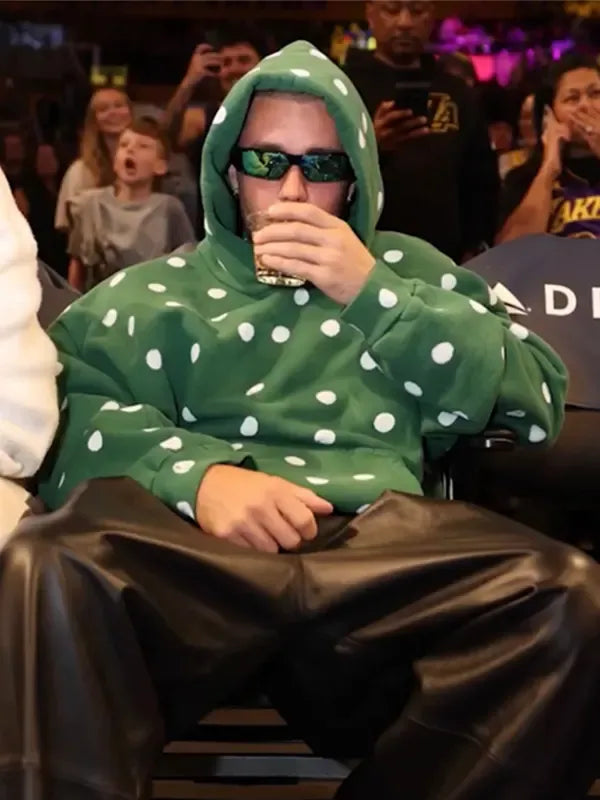 Justin Bieber Polka Dot Hoodie
