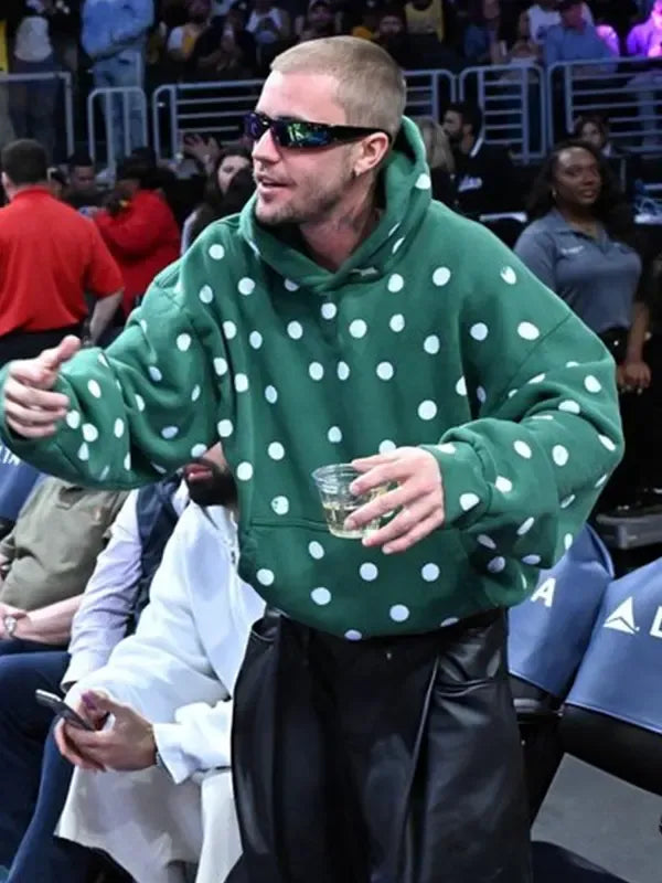 Justin Bieber Polka Dot Hoodie