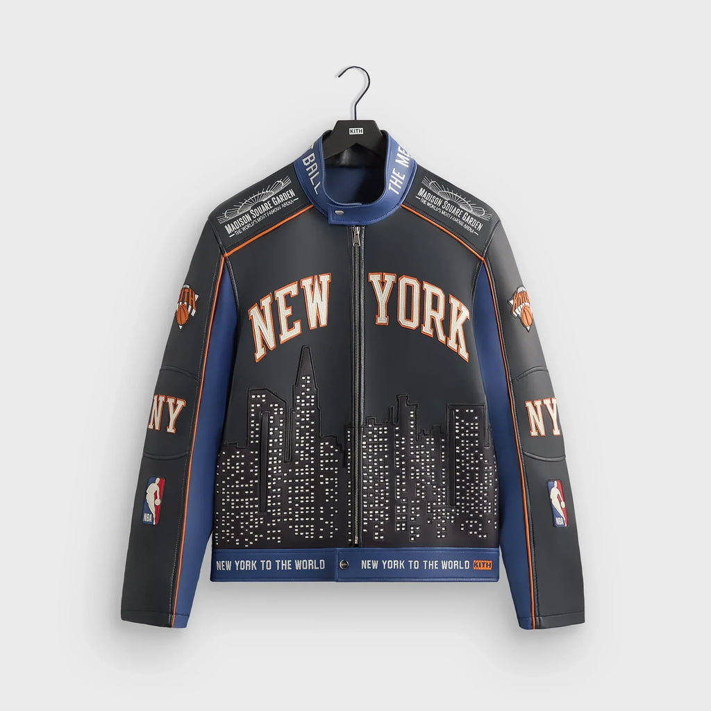 Kith Knicks Leather Jacket