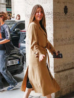 Kaley Cuoco Vanished 2026 New   Wool Coat