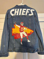 Kansas City Chiefs Jean Jacket For Sale
