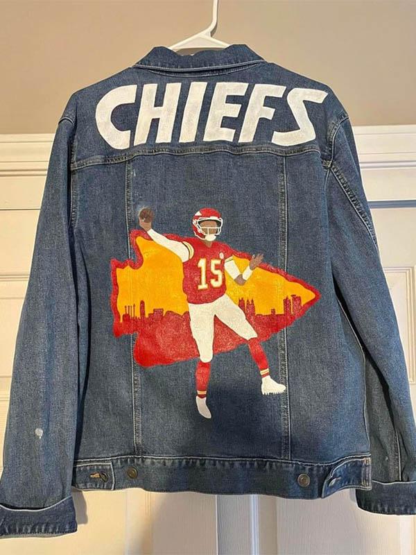 Kansas City Chiefs Jean Jacket For Sale