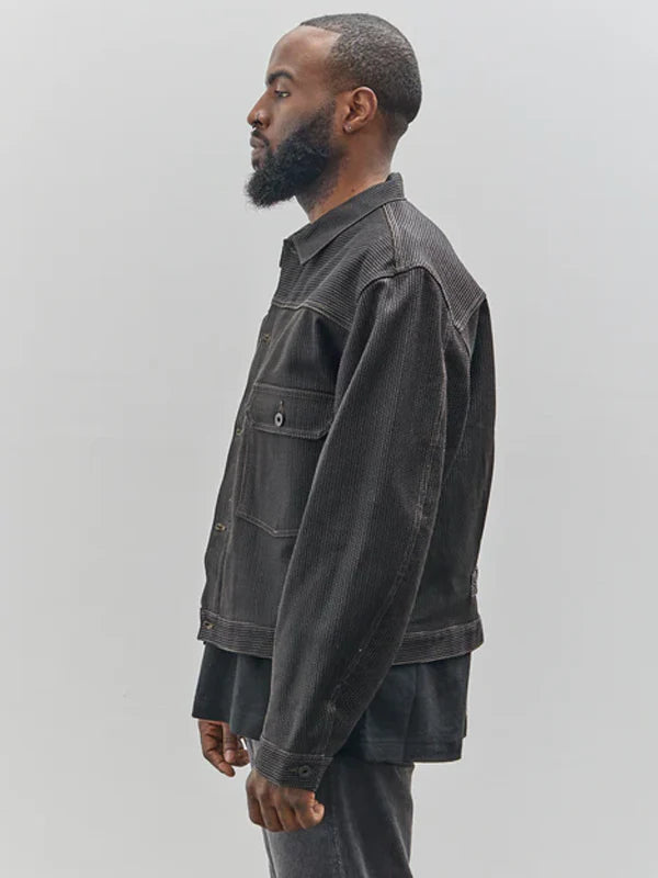 Kapital-Century-Denim-Jacket-Black-Side