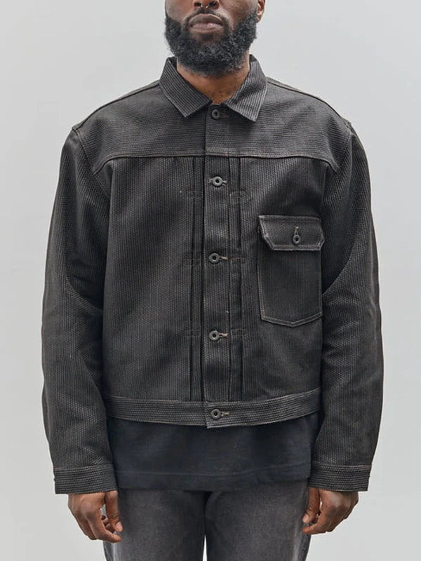 Kapital-Century-Denim-Jacket-Black