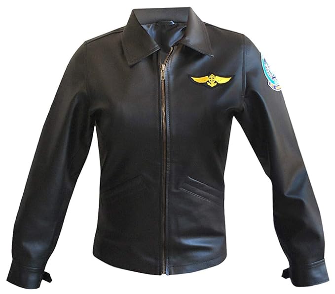 Kelly McGillis Bomber Leather Jacket Men