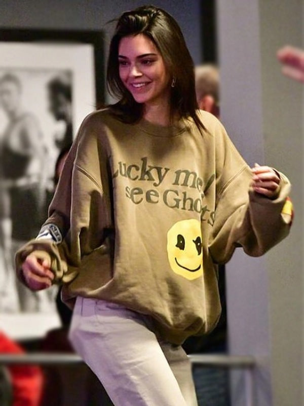 Kendall Jenner Lucky Me I See Ghosts Sweatshirt
