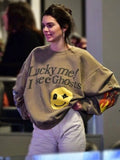 Kendall Jenner Lucky Me I See Ghosts Sweatshirt