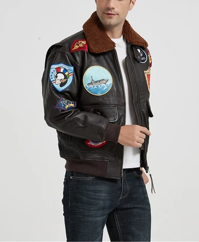 Kennedy Air Force Flight Aviator Jacket For Men