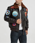 Kennedy Air Force Flight Aviator Jacket For Sale