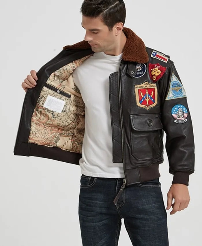 Kennedy Air Force Flight Aviator Jacket In UK