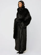 Khy-Black-Faux-Fur-Coat-Womens