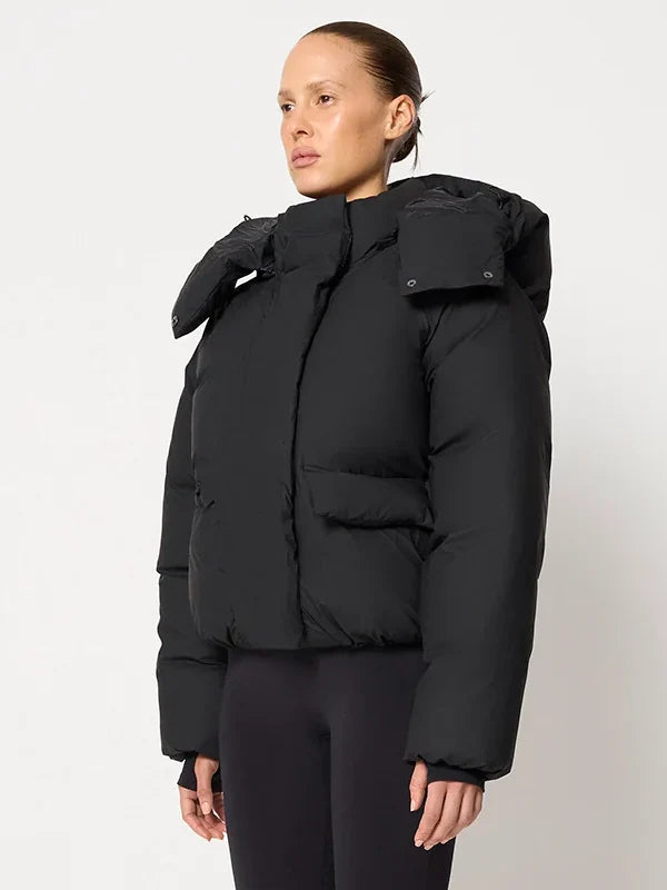 Khy-Black-Puffer-Jacket-Side-View