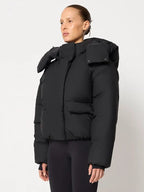 Khy-Black-Puffer-Jacket-Side-View