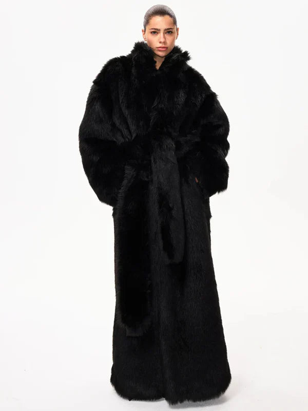 Khy-Long-Black-Faux-Fur-Coat