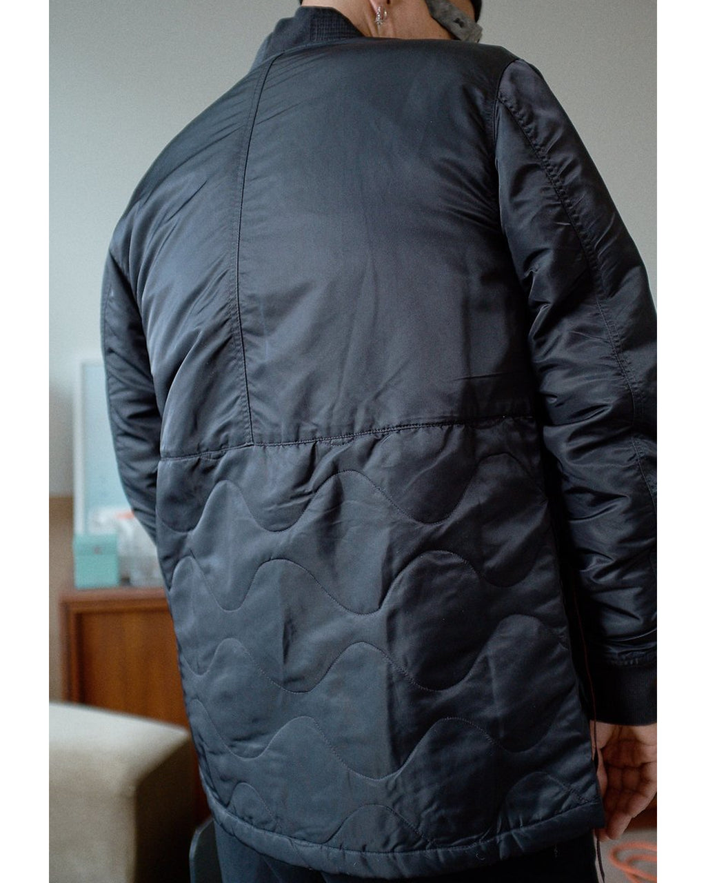 Kimono Bomber Jacket Black