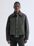 Kith-Combo-Varsity-Leather-Jacket