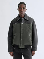 Kith-Combo-Varsity-Leather-Jacket