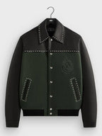 Kith-Combo-Varsity-Leather-Jacket