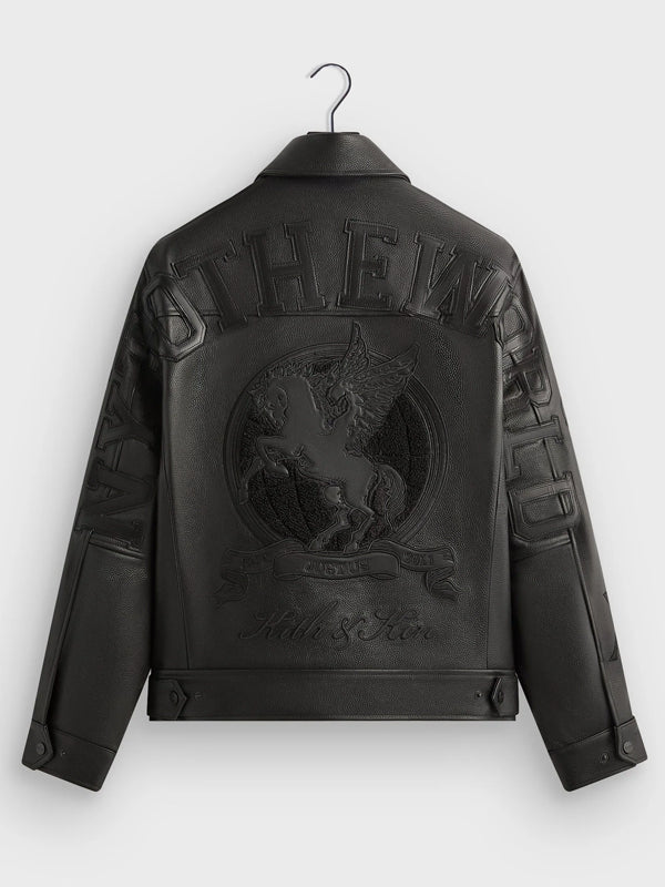 Kith-Pebbled-Leather-Varsity-Coaches-Jacket