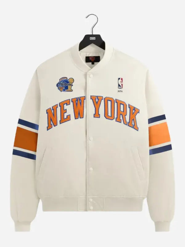 Kith for Knicks 2026 Champions Satin Bomber Jacket