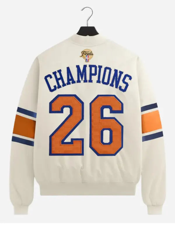 Kith for Knicks 2026 Champions Satin Bomber Jacket