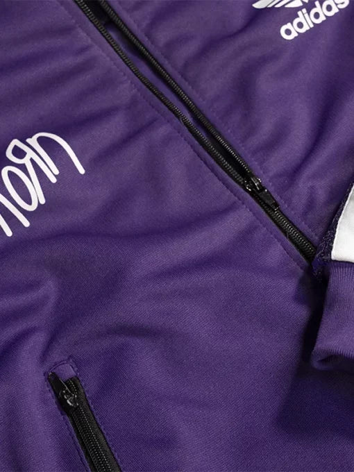 Korn X Adidas Purple Sequin Track Jacket