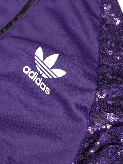 Korn X Adidas Purple Sequin Track Jacket