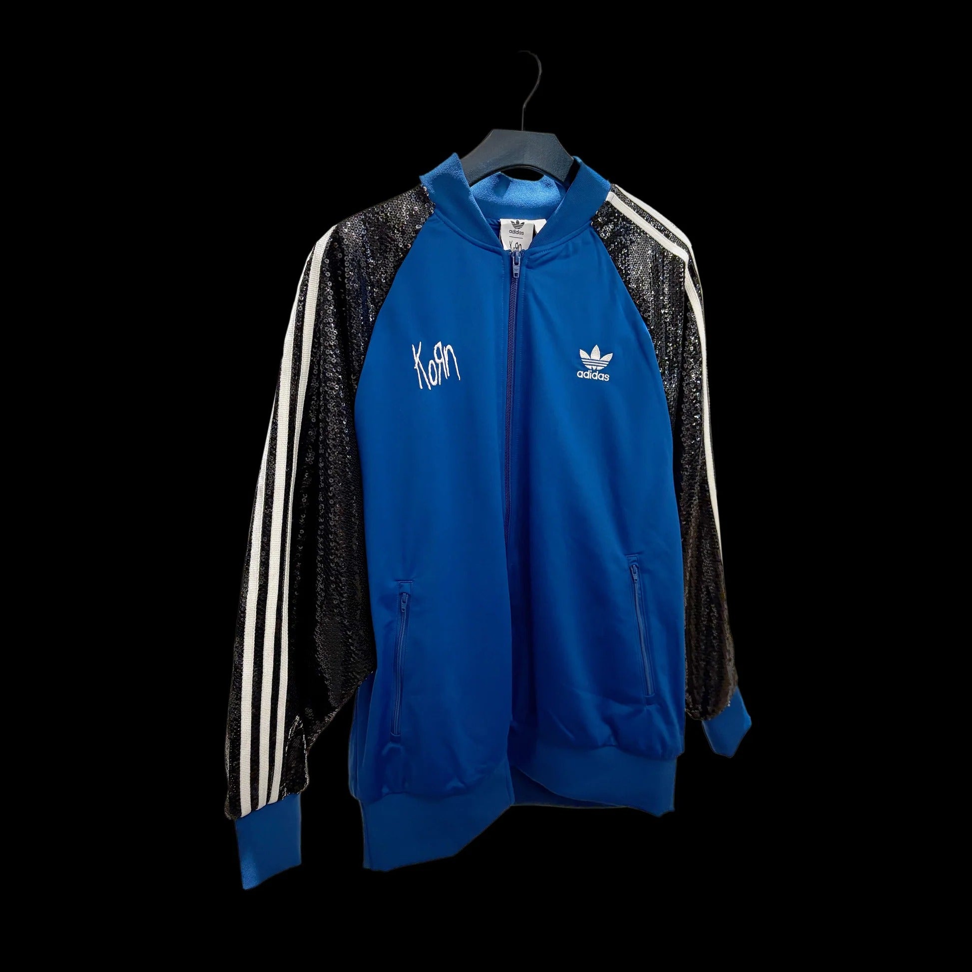 Korn X Adidas Black Sequin Track Jacket
