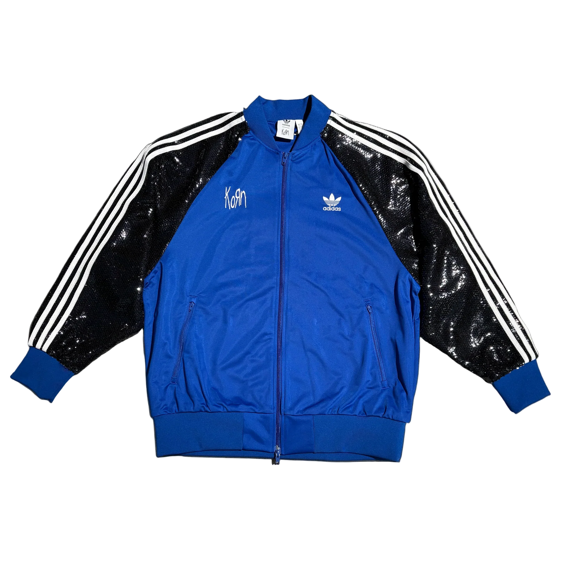 Korn X Adidas Black Sequin Track Jacket