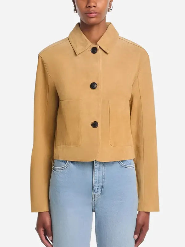 Kristen Johnston Laenne S02 Tan Jacket