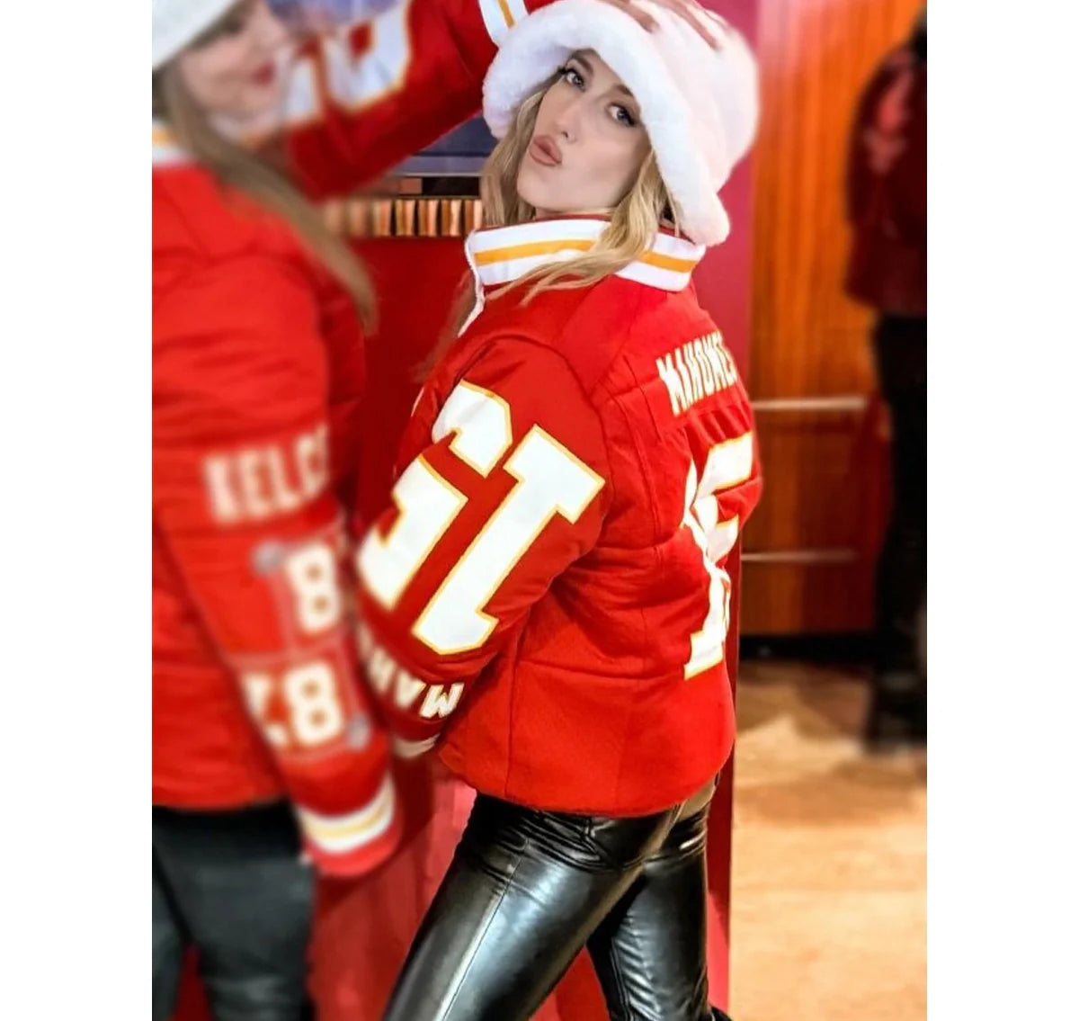 Kristin-Juszczyk-Brittany-Mahomes-Chiefs-Jacket