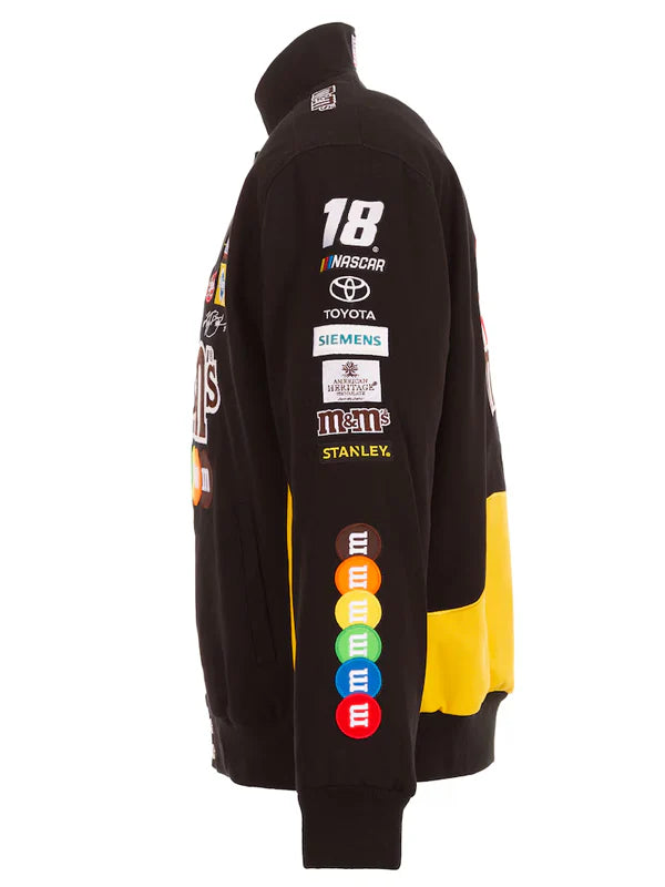 Kyle-Busch-Black-M&M-Jacket-Left-View