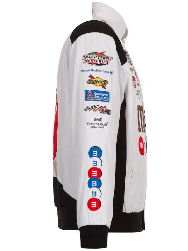 Kyle-Busch-M&M-Nascar-White-Jacket-Right-View