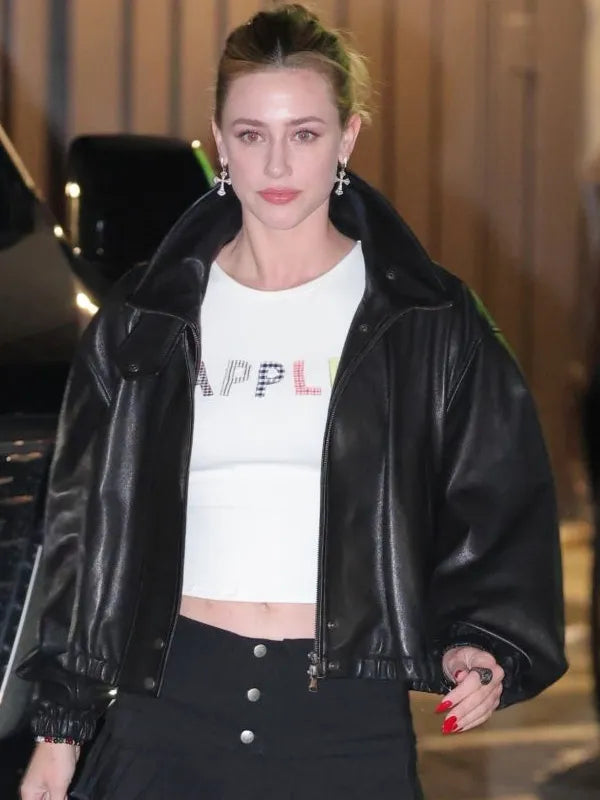 LA 2026 Lili Reinhart Leather Jacket