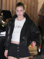 LA 2026 Lili Reinhart Leather Jacket