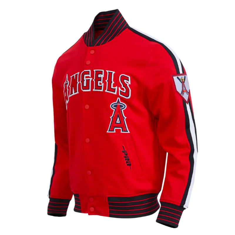 LA Angels Current Logo Game Day Red Jacket For Men