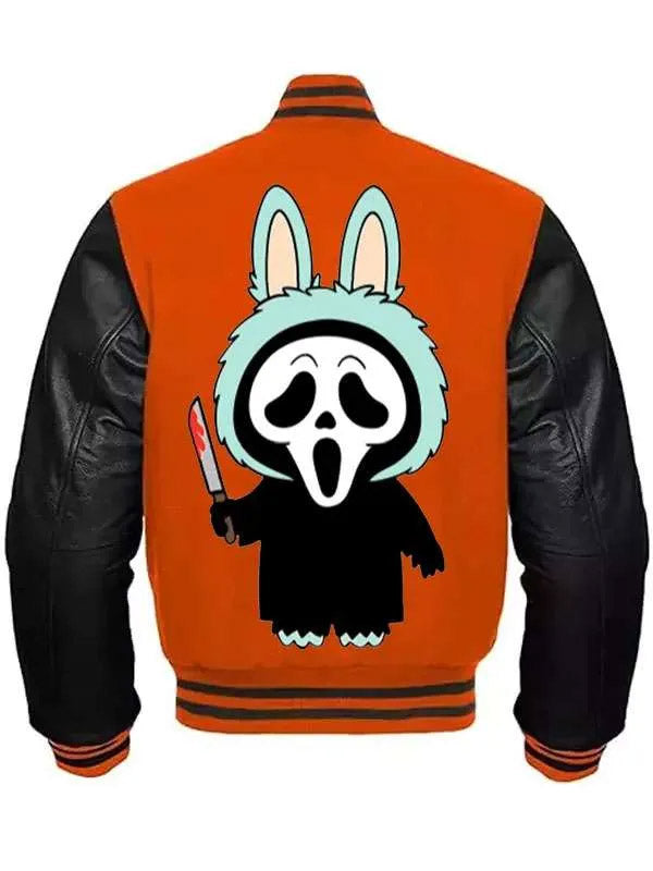 Labubu Ghostface Varsity Jacket