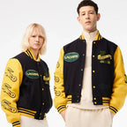 Lacoste Two-Tone Wool Bomber Jacket