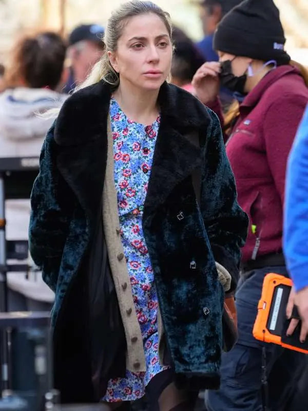 Lady Gaga Shearling Coat