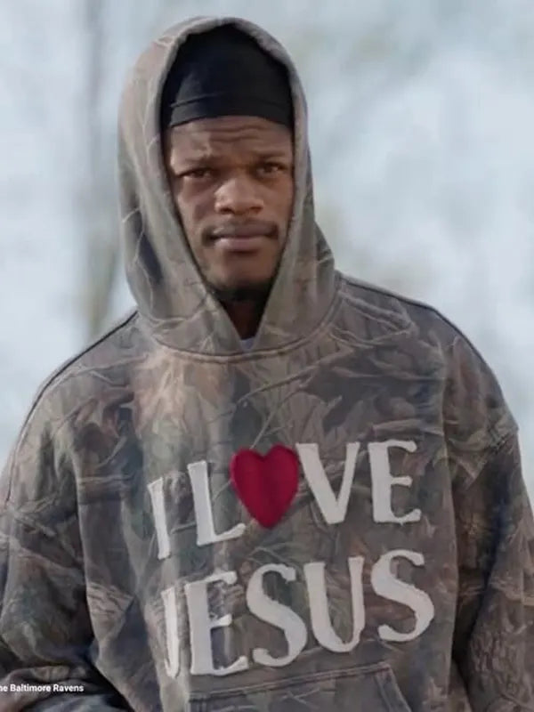 Lamar Jackson I Love Jesus Hoodie