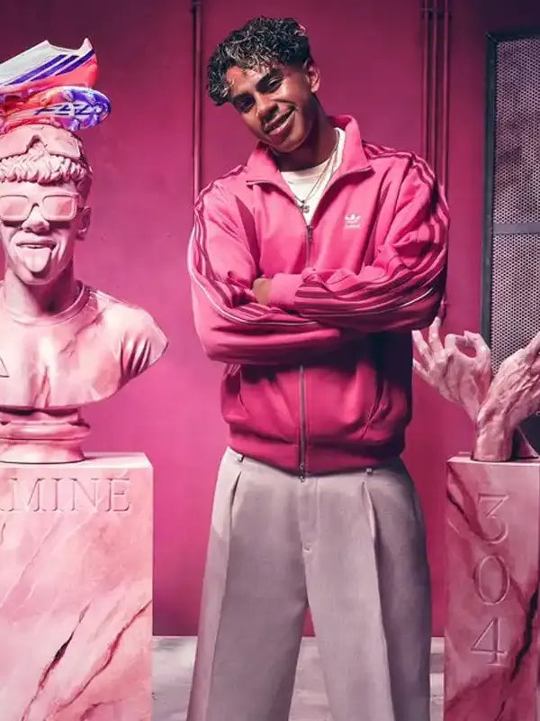 Lamine Yamal Adidas Pink Track Jacket