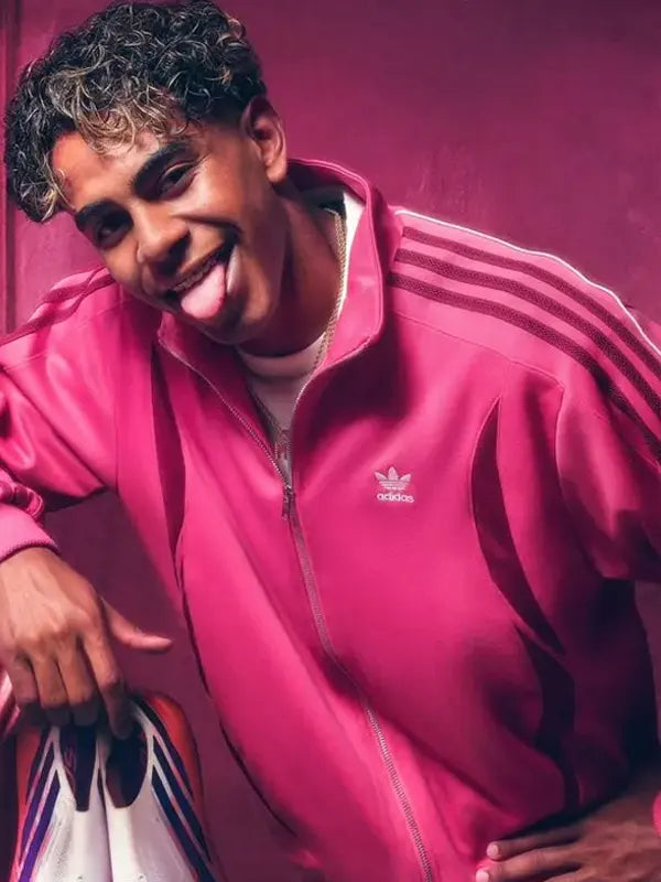 Lamine Yamal Adidas Pink Track Jacket