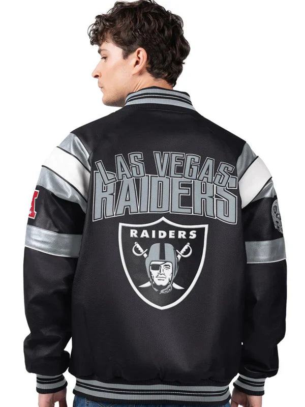 Las Vegas Raiders Leather Jacket For Sale