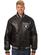 Las Vegas Raiders Leather Jacket