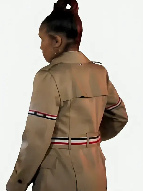 Lauren Baldwin Power Book II Brown Trench Coat