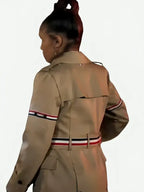 Lauren Baldwin Power Book II Brown Trench Coat