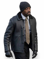 Law and Order S25 Theo Walker Shearling Leather Jacket