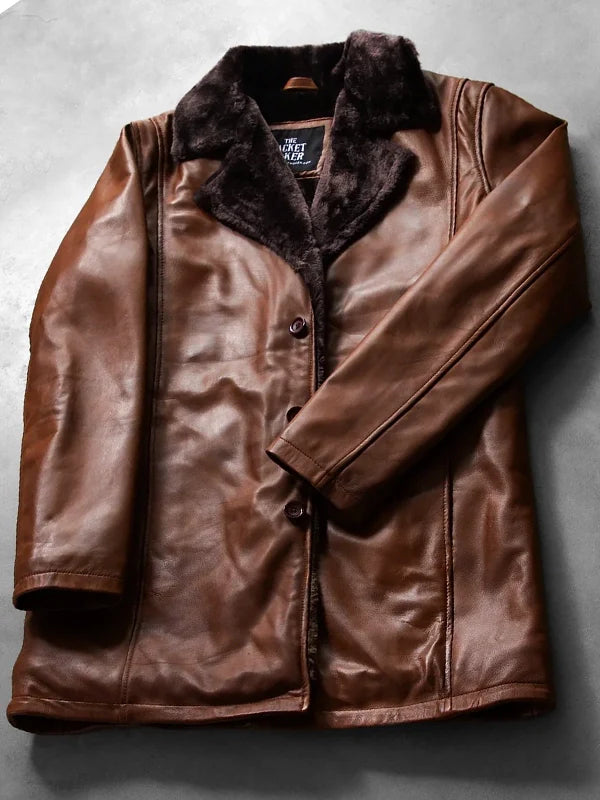 Leather-Fur-Lined-Jacket-Brown