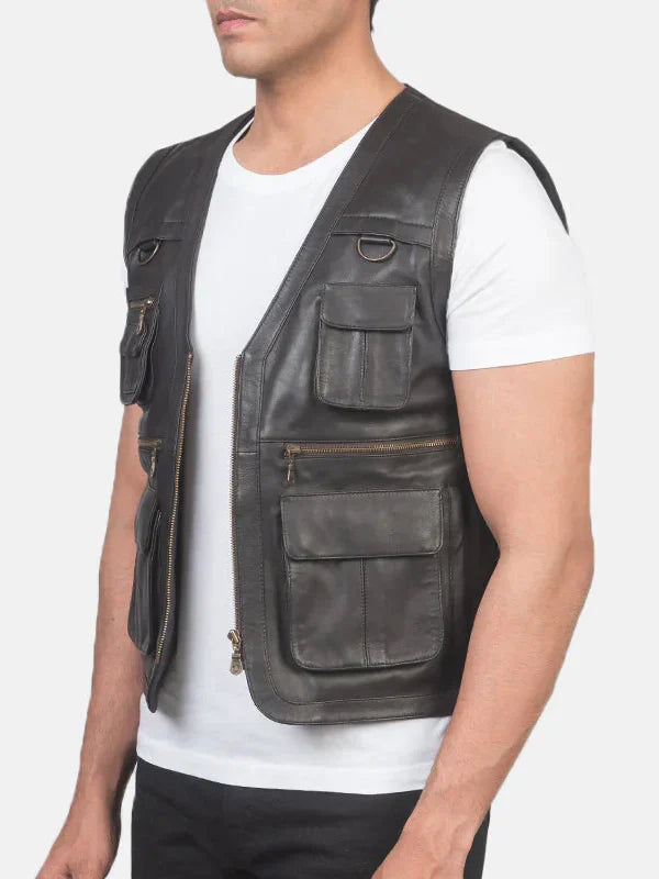Leather Safari Vest Buy