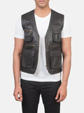Leather Safari Vest